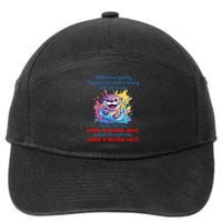 Omg i have finally discovered whats wrong with my brain 7-Panel Snapback Hat