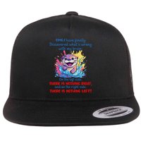 Omg i have finally discovered whats wrong with my brain Flat Bill Trucker Hat
