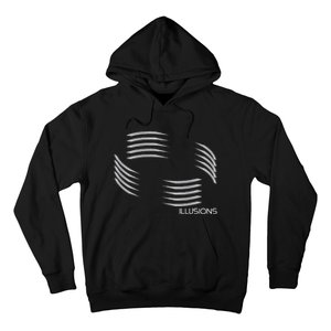 Optical Illusion Hard On The Eyes Never Ending Circle Hoodie