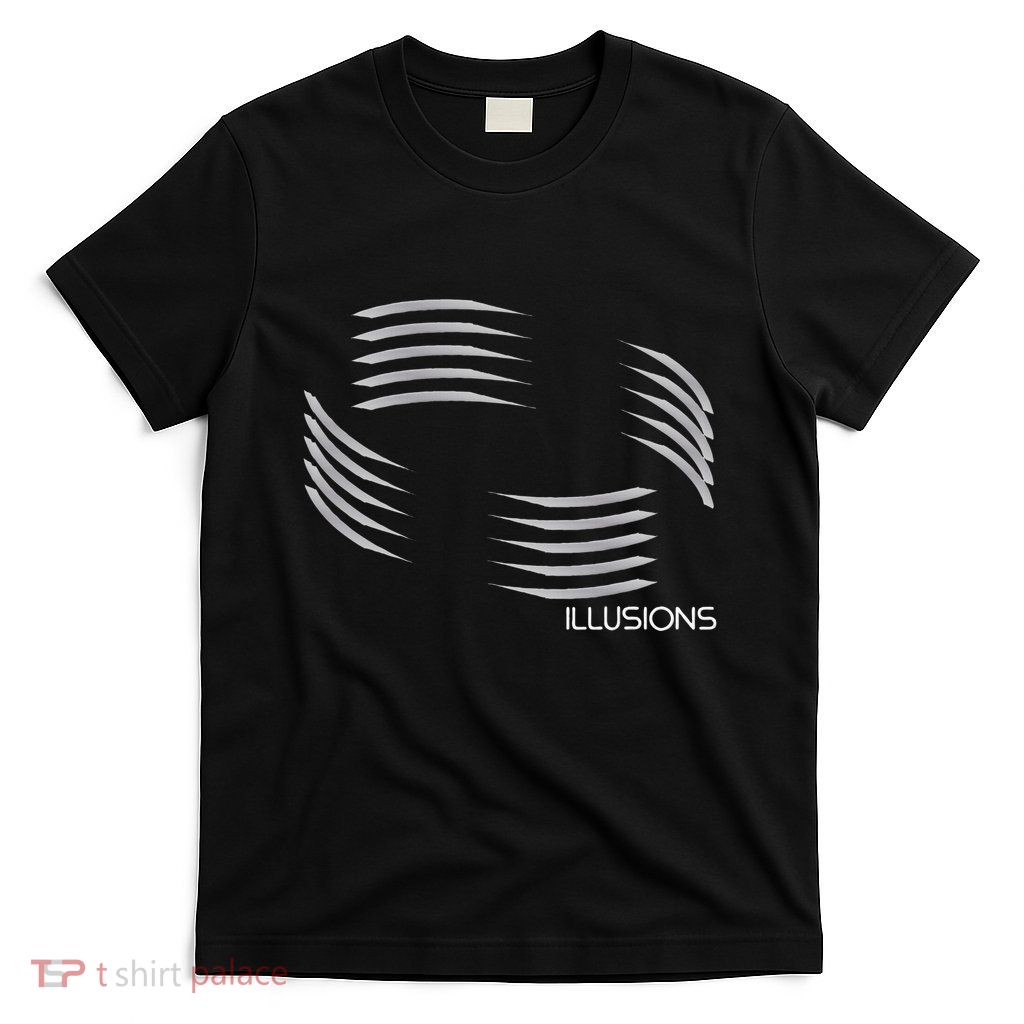 Optical Illusion Hard On The Eyes Never Ending Circle T-Shirt