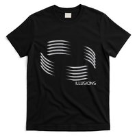 Optical Illusion Hard On The Eyes Never Ending Circle T-Shirt
