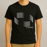 Optical Illusion Hard On The Eyes Never Ending Circle T-Shirt