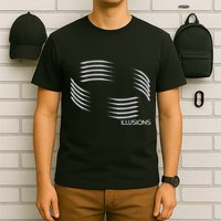 Optical Illusion Hard On The Eyes Never Ending Circle T-Shirt