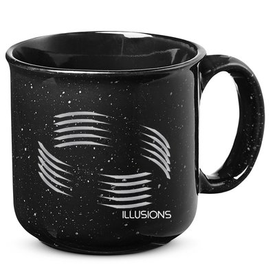 Optical Illusion Hard On The Eyes Never Ending Circle 15oz Campfire Ceramic Mug