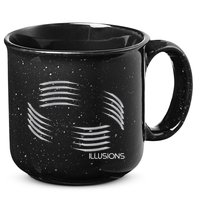Optical Illusion Hard On The Eyes Never Ending Circle 15oz Campfire Ceramic Mug