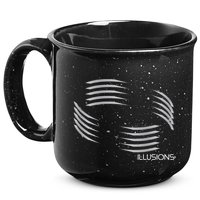 Optical Illusion Hard On The Eyes Never Ending Circle 15oz Campfire Ceramic Mug