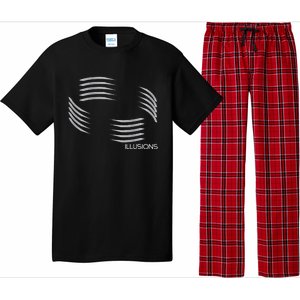 Optical Illusion Hard On The Eyes Never Ending Circle Pajama Set