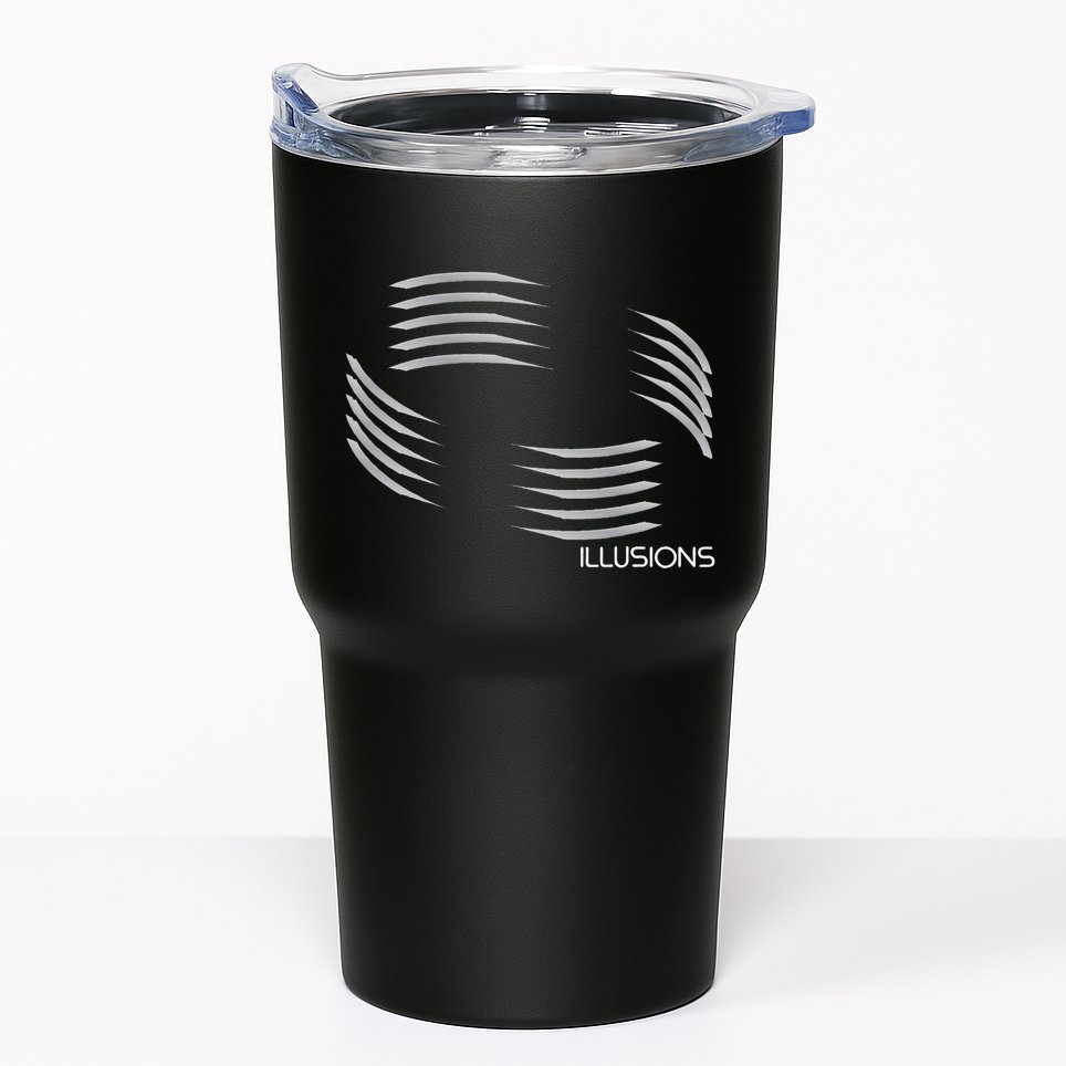 Optical Illusion Hard On The Eyes Never Ending Circle Tumbler