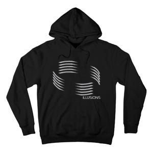 Optical Illusion Hard On The Eyes Never Ending Circle Tall Hoodie