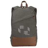 Optical Illusion Hard On The Eyes Never Ending Circle Cotton Canvas Backpack