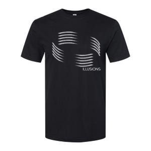 Optical Illusion Hard On The Eyes Never Ending Circle Softstyle CVC T-Shirt