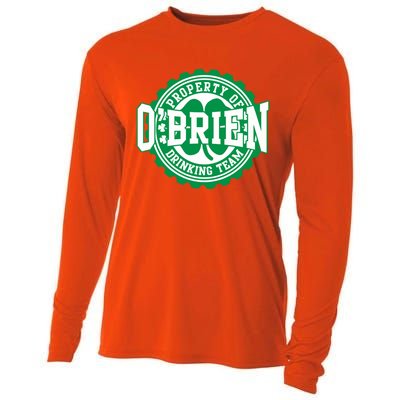 Obrien Irish Ing Team St Patricks Day Beer Gift Cooling Performance Long Sleeve Crew