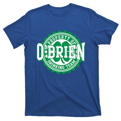 Obrien Irish Ing Team St Patricks Day Beer Gift T-Shirt