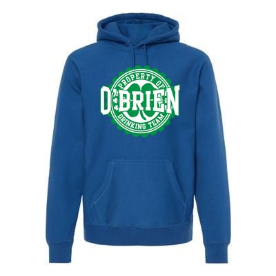 Obrien Irish Ing Team St Patricks Day Beer Gift Premium Hoodie