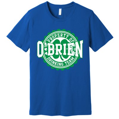 Obrien Irish Ing Team St Patricks Day Beer Gift Premium T-Shirt