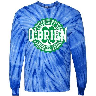 Obrien Irish Ing Team St Patricks Day Beer Gift Tie-Dye Long Sleeve Shirt