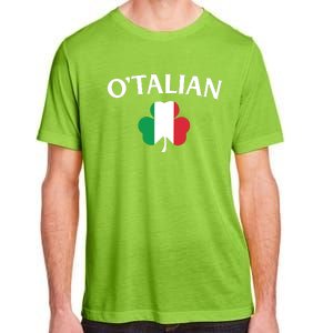 OTalian Irish Italian St PatrickS Day Adult ChromaSoft Performance T-Shirt