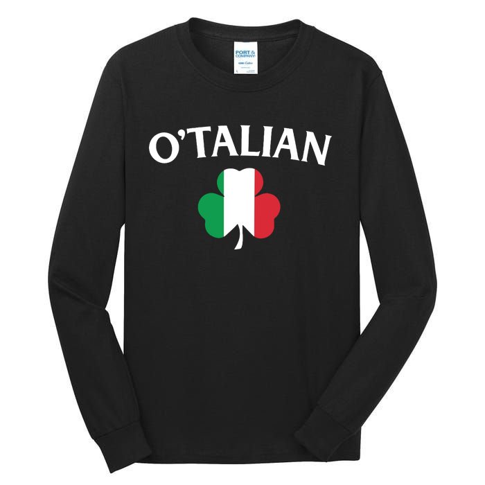 OTalian Irish Italian St PatrickS Day Tall Long Sleeve T-Shirt