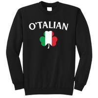 OTalian Irish Italian St PatrickS Day Tall Sweatshirt