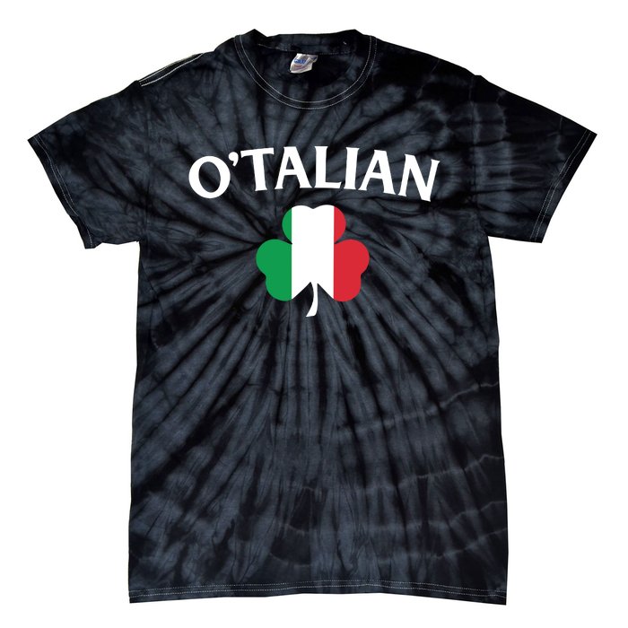 OTalian Irish Italian St PatrickS Day Tie-Dye T-Shirt