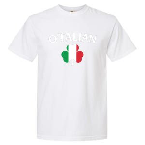 OTalian Irish Italian St PatrickS Day Garment-Dyed Heavyweight T-Shirt