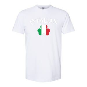 OTalian Irish Italian St PatrickS Day Softstyle CVC T-Shirt