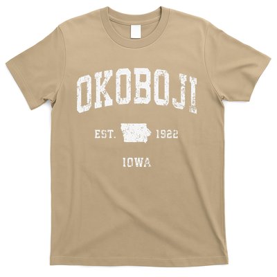 Okoboji Iowa Ia Vintage Athletic Sports T-Shirt