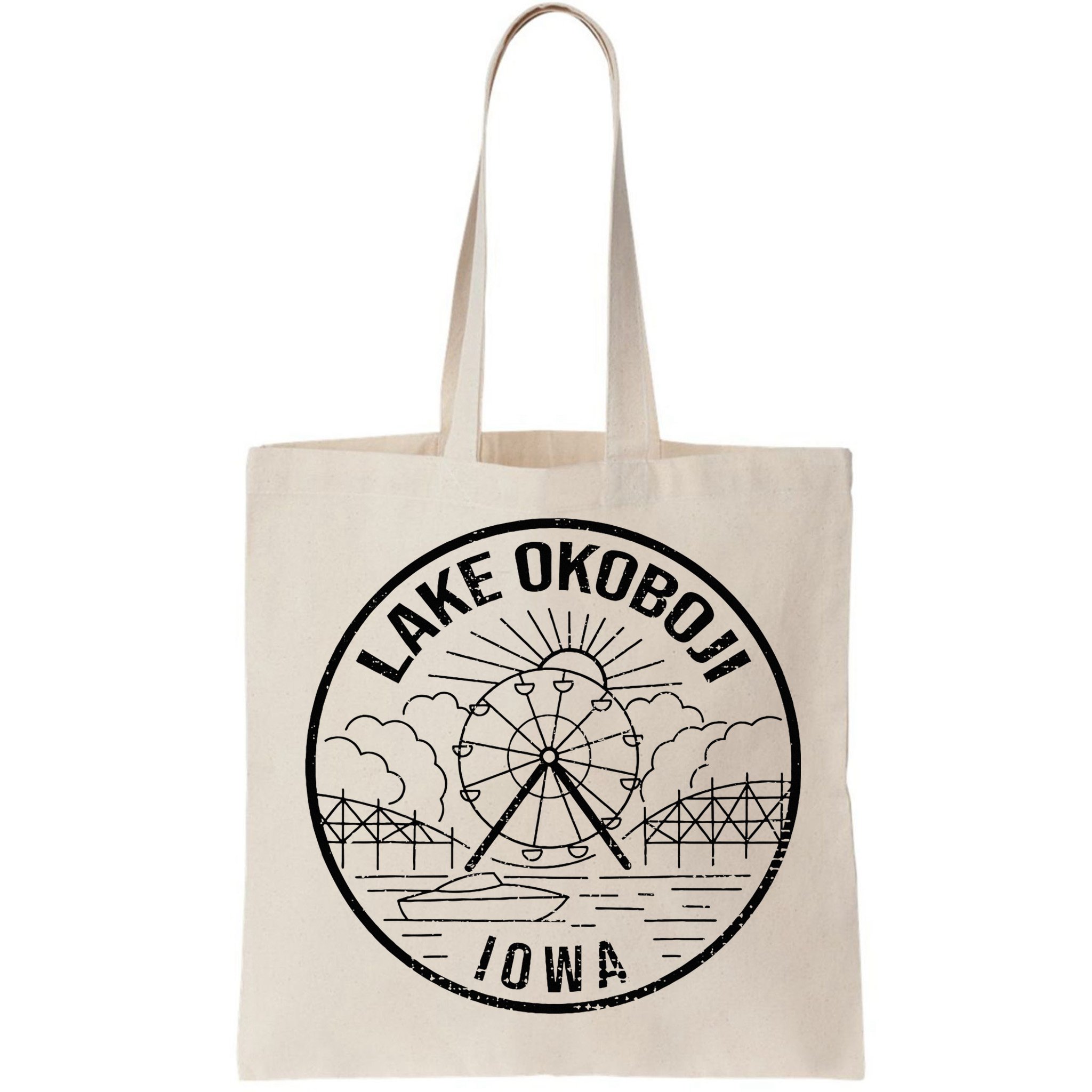 Okoboji Iowa Ia Vintage Okoboji Gifts Iowa Okoboji Lakes Bag