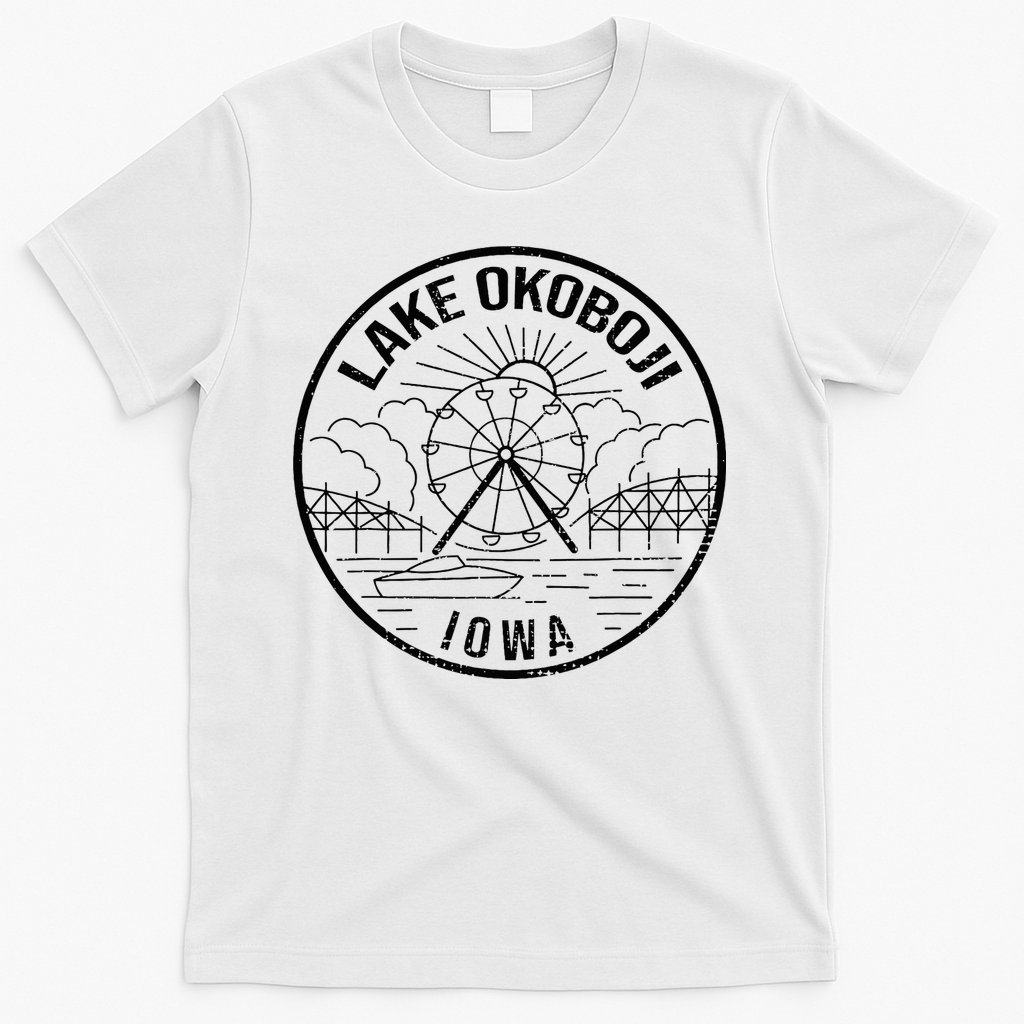 Okoboji Iowa Ia Vintage Okoboji Gifts Iowa Okoboji Lakes T-Shirt