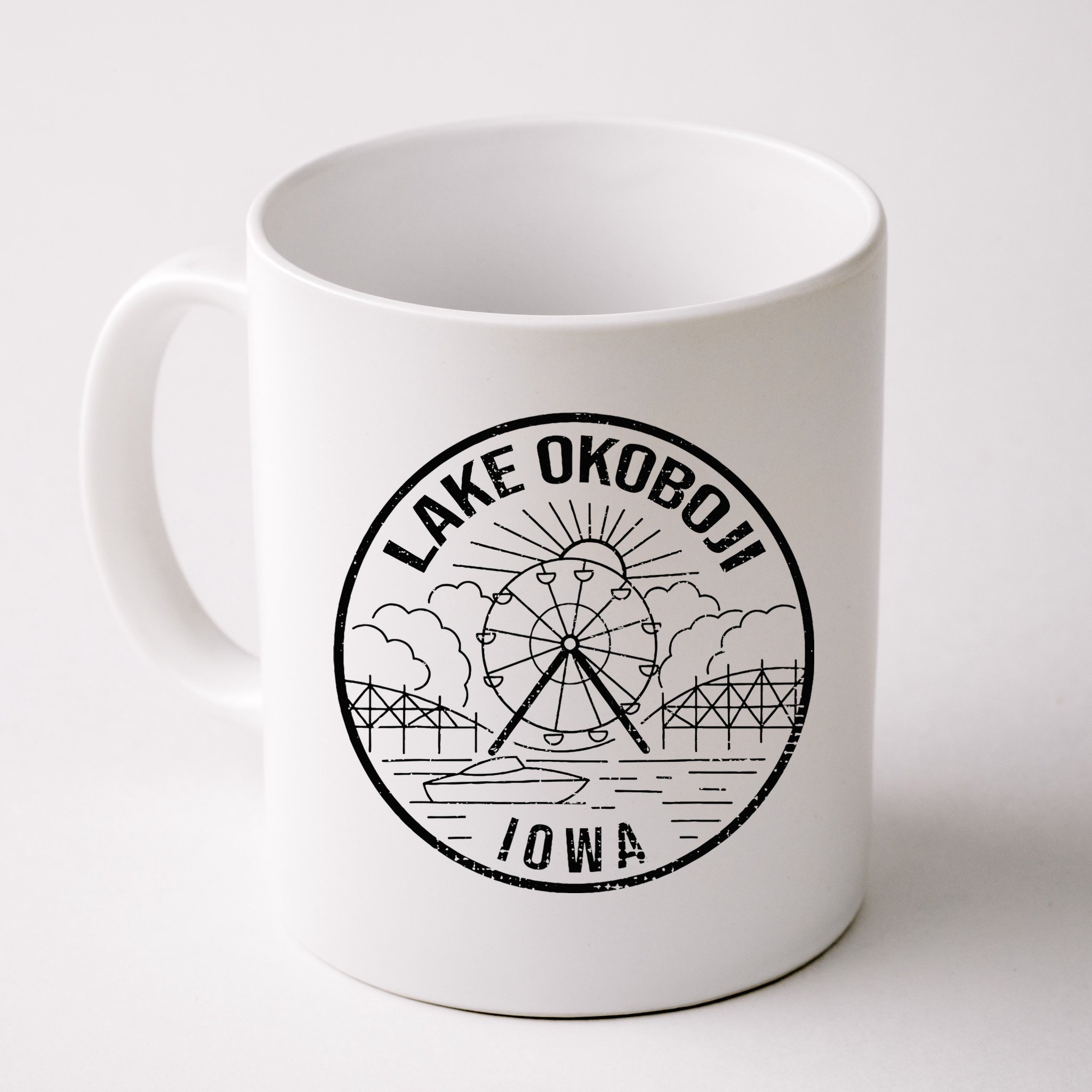 Okoboji Iowa Ia Vintage Okoboji Gifts Iowa Okoboji Lakes Mug