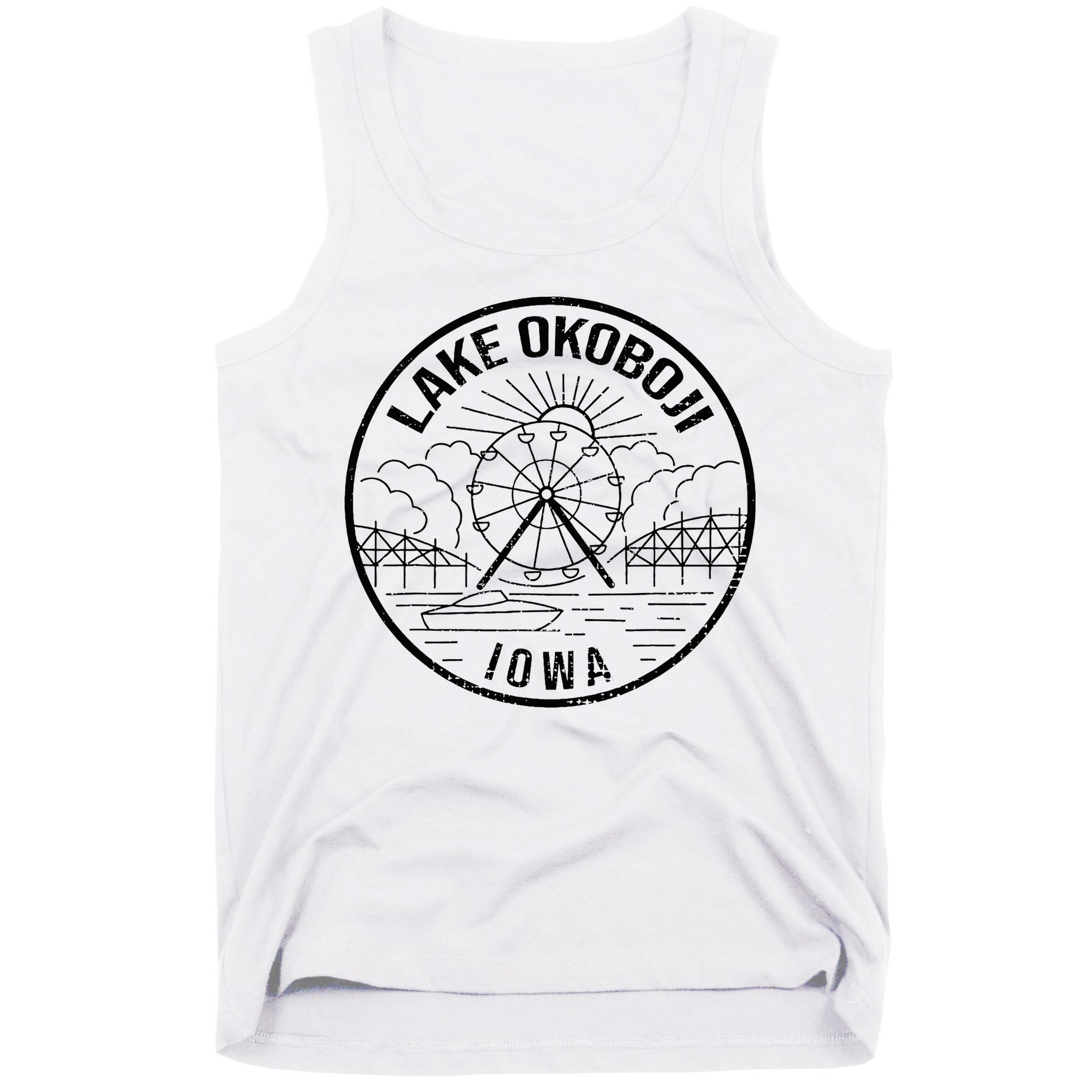 Okoboji Iowa Ia Vintage Okoboji Gifts Iowa Okoboji Lakes Tank Top