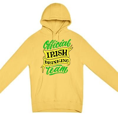 Official Irish Ing Team St Patricks Day Gift Premium Pullover Hoodie