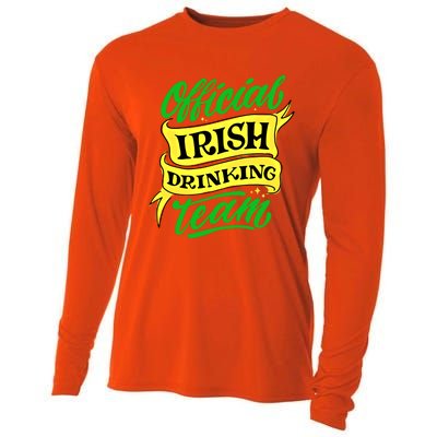 Official Irish Ing Team St Patricks Day Gift Cooling Performance Long Sleeve Crew