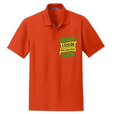 Official Irish Ing Team St Patricks Day Gift Dry Zone Grid Polo