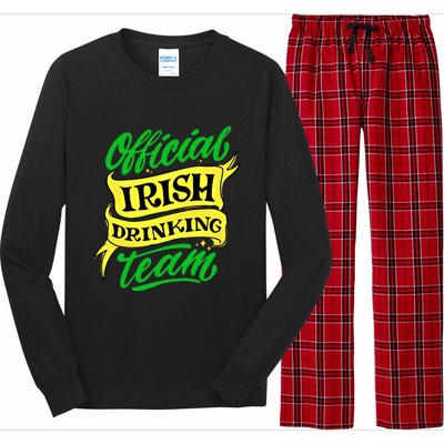 Official Irish Ing Team St Patricks Day Gift Long Sleeve Pajama Set