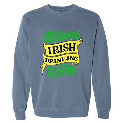 Official Irish Ing Team St Patricks Day Gift Garment-Dyed Sweatshirt