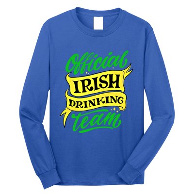 Official Irish Ing Team St Patricks Day Gift Long Sleeve Shirt