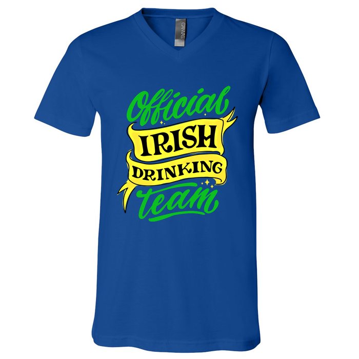 Official Irish Ing Team St Patricks Day Gift V-Neck T-Shirt