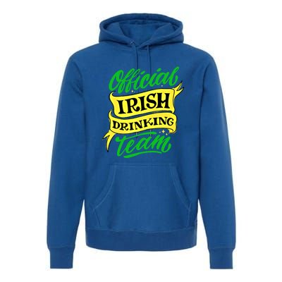 Official Irish Ing Team St Patricks Day Gift Premium Hoodie