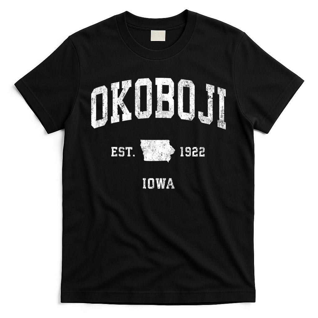 Okoboji Iowa Ia Vintage Athletic T-Shirt