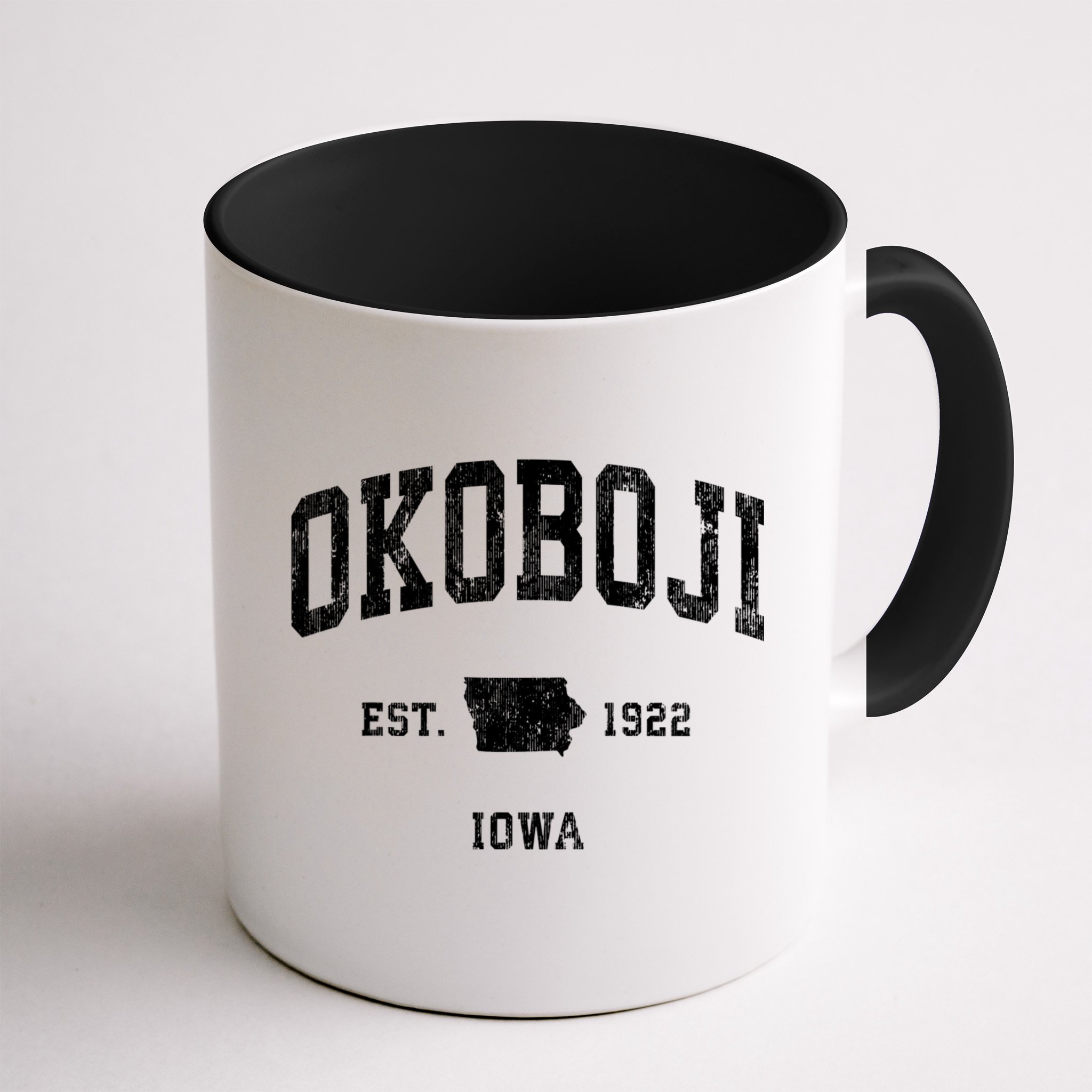 Okoboji Iowa Ia Vintage Athletic Mug