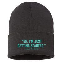 Oh I’M Just Getting Started Sustainable Knit Beanie