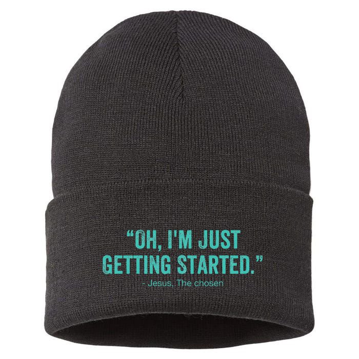 Oh I’M Just Getting Started Sustainable Knit Beanie
