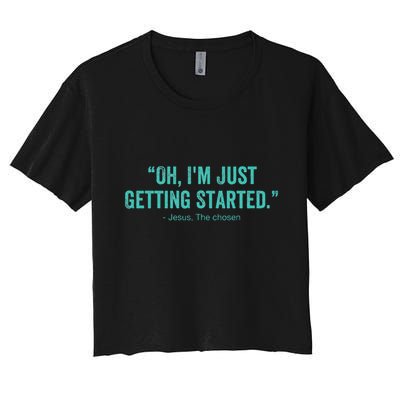 Oh I’M Just Getting Started Crop Top