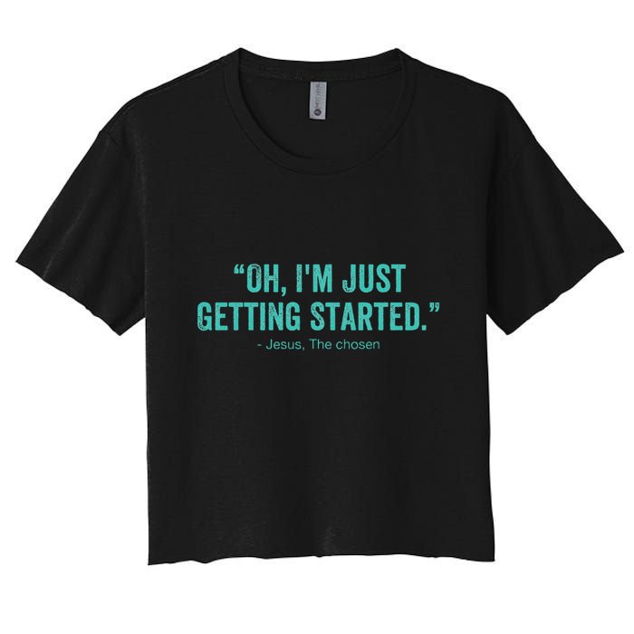 Oh I’M Just Getting Started Crop Top