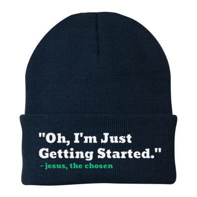 Oh IM Just Getting Started Knit Cap Winter Beanie