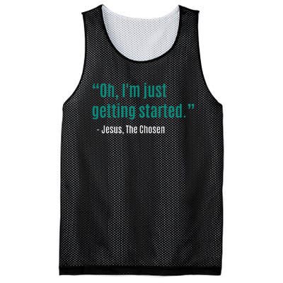 Oh IM Just Getting Started Mesh Reversible Basketball Jersey Tank