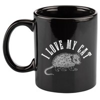 Opossum I Love My Cat Funny Opossum 11oz C Handle Ceramic Mug