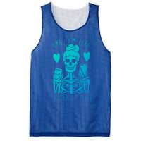 Omg Im Like Literally Dead Lazy Halloween Costume Skeleton Gift Mesh Reversible Basketball Jersey Tank