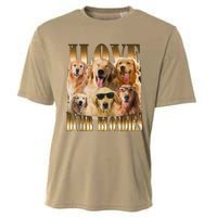 Outfit I Love Dumb Blondes Funny Meme Dog Lover Cooling Performance Crew T-Shirt